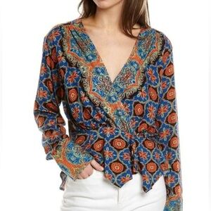 NWoT Free People Long Sleeve Blouse